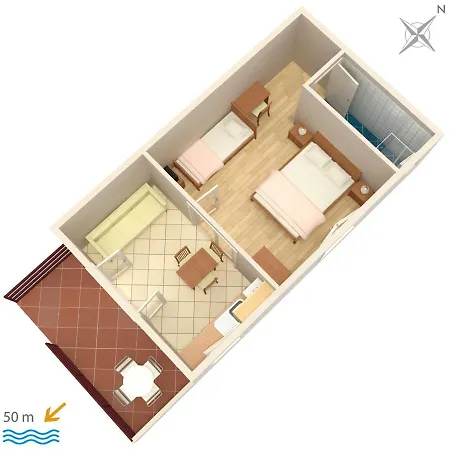 Family Friendly Seaside - 928 Apartament